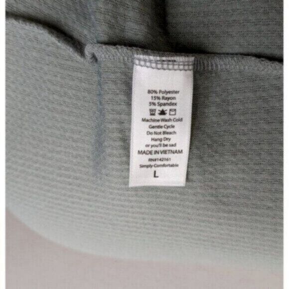 LuLaRoe Julia Dress Large NWT $45 Gray Olive Green Raglan Sleeves Stretch - Picture 12 of 13